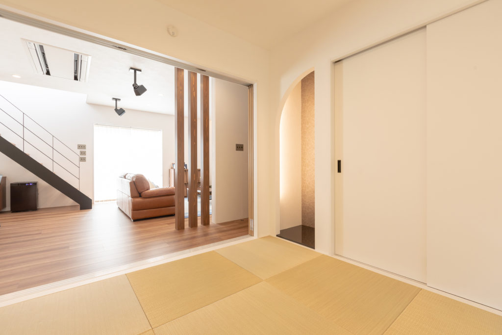 田園に広がるかわいいお家