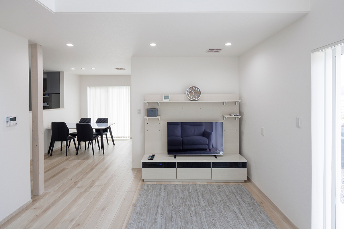 水回り一直線×回遊動線。全館空調で叶える家事ラクな住まい